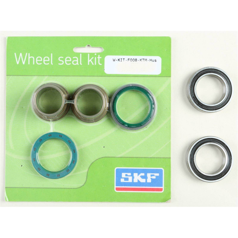 wheel seals kit with spacers and bearings front Husqvarna TE125