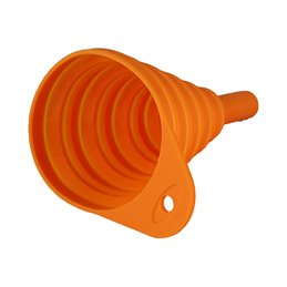 Entonnoir Riolo pour huile moteur orange extensible