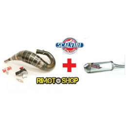 Power kit HM125 RAVE2 + SCALVINI silencer ALU-ACC + exhaust expansion