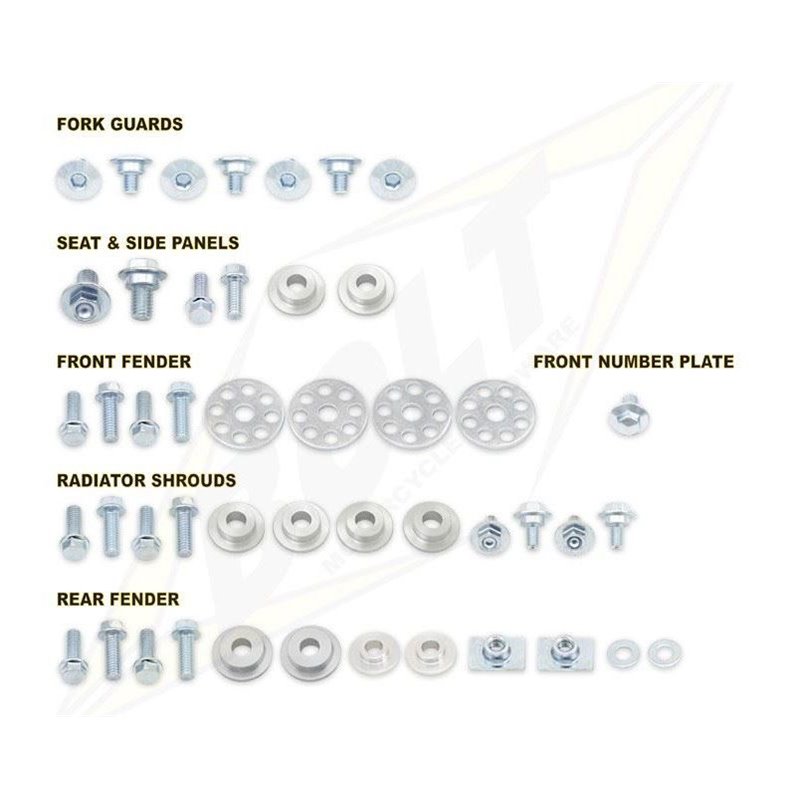 kit full plastic fastener Bolt Yamaha WR 450 F 2012-2015