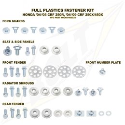 kit vis de fixation en plastique Bolt Honda CRF 250 X 2004-2017
