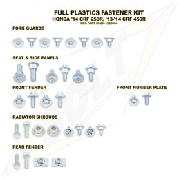 kit vis de fixation en plastique Bolt Honda CRF 450 R 2013-2016