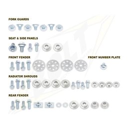 kit full plastic fastener Bolt Honda CRF 250 R 18-19