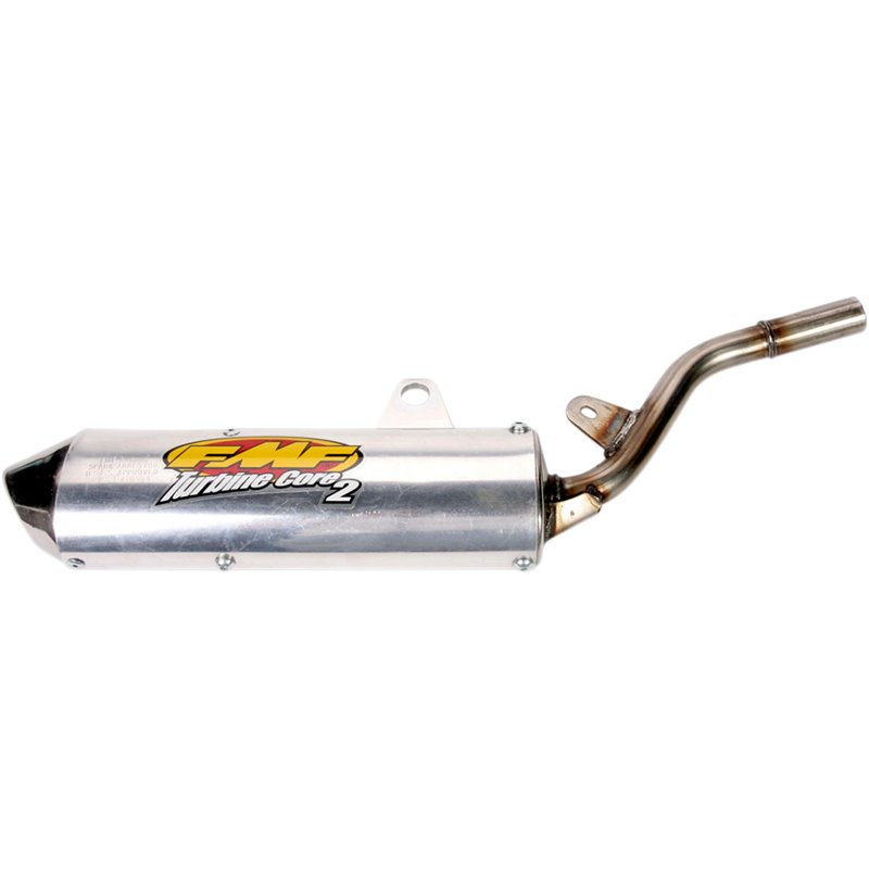 Exhaust silencer KAWASAKI KX100 98-17 turbinecore 2 with flame