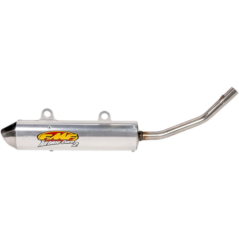 Exhaust silencer KAWASAKI KX125 99-02 turbinecore 2 with flame