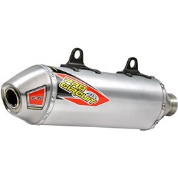 Silenziatore T-6 slip-on in Acciaio Silenziatore di scarico T-6 SLIP-ON KTM 450 SX-F 16-18,450 SX-F FE 15