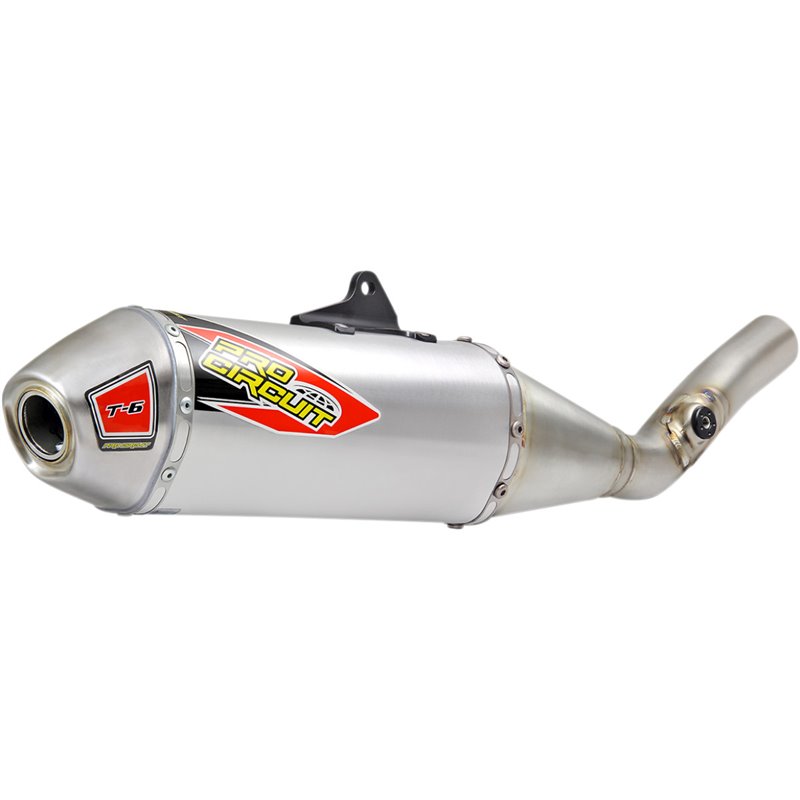 Silenziatore T-6 slip-on in Acciaio con frangifiamma rimovibile Silenziatore di scarico T-6 SLIP-ON SUZUKI RM-Z450 18