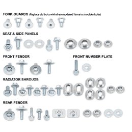 kit full plastic fastener Bolt Yamaha WR 450 F 2007-2011