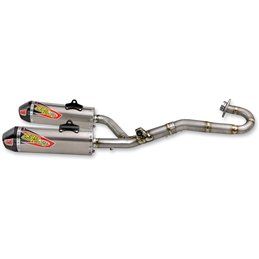 Scarico completo doppio Ti-6 Honda CRF450R 15-16 Pro fondelli in