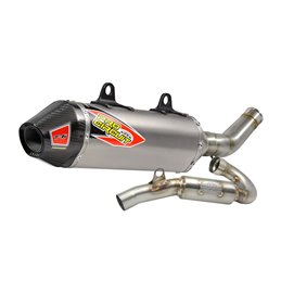 Impianto T-6 in Acciaio con corpo silenziatore e fondello in titanio HUSQVARNA FC450 17-18