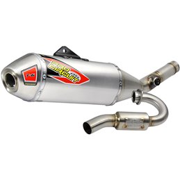 Scarico completo T-6 Kawasaki KX250F 17-18 in Acciaio frangifiamma-1820-1707-RiMotoShop