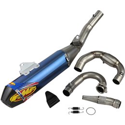 Sistema con silenziatore anodizzato, fondello in fibra di carbonio e collettore MegaBomb in titanio FACTORY 4.1 RCT YAMAHA YZ450