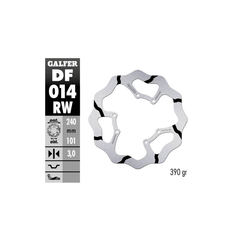 Disco freno Galfer Race Honda CRF 450 X 05-16 anteriore-DF014RW- Disco freno Galfer Race Honda CRF 450 X 05-16 anteriore-DF014RW-