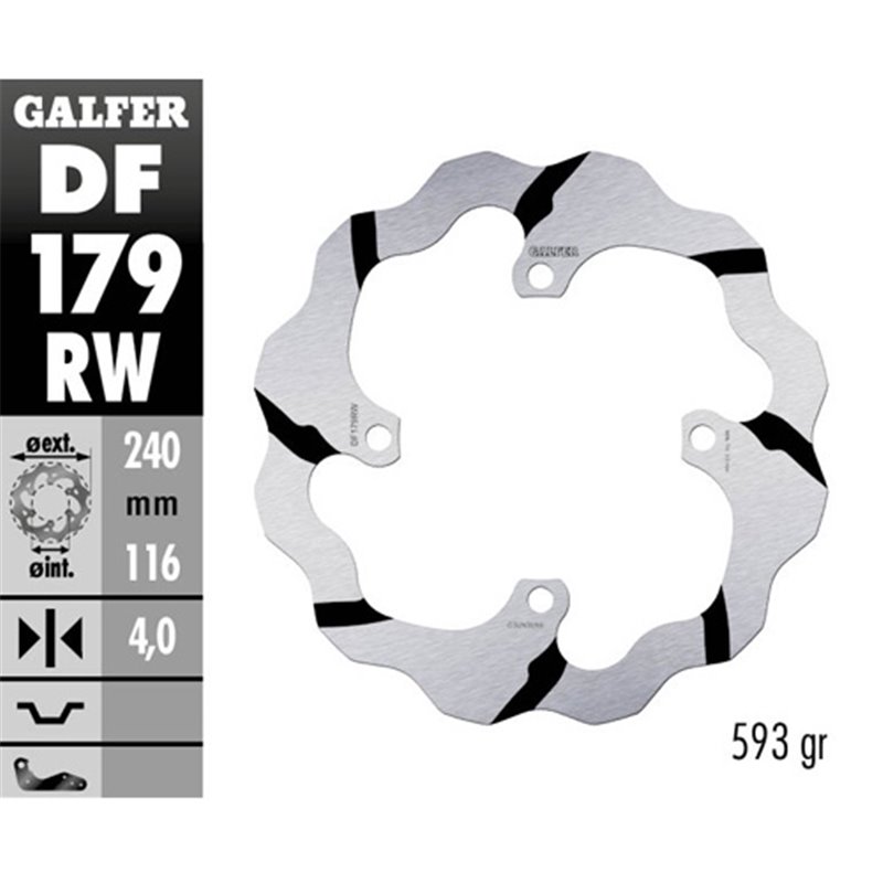 disque de frein Galfer Race Kawasaki KX 450 F 06-18