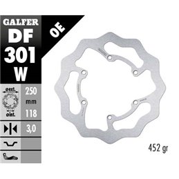 disque de frein Galfer Wave Suzuki RM 125 89-12