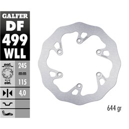 disque de frein Galfer Wave Yamaha WR 250 F 05-19 arrière