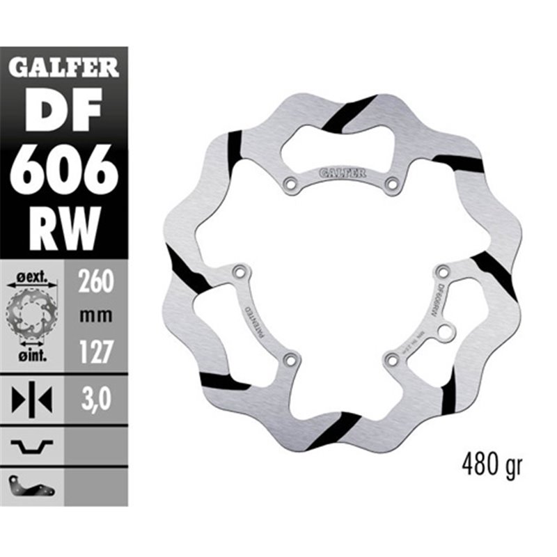 disque de frein Galfer Race Husaberg 125 TE 11-14