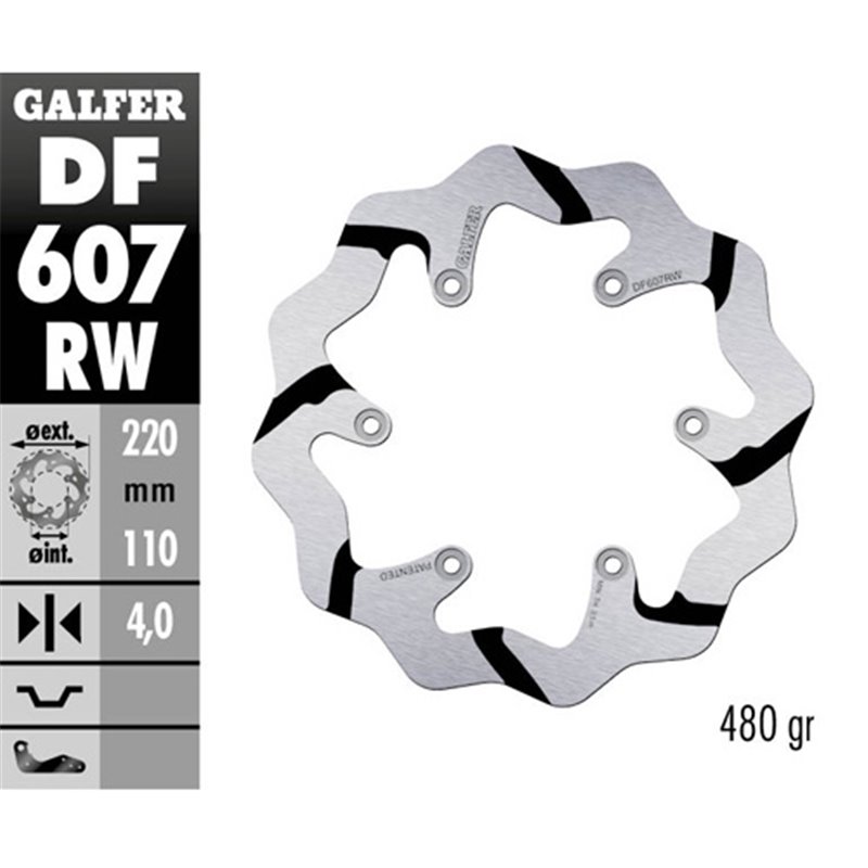 disque de frein Galfer Race Husaberg 250 TE 11-14