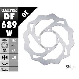 disque de frein Galfer Wave Husqvarna 65 TC 17-19