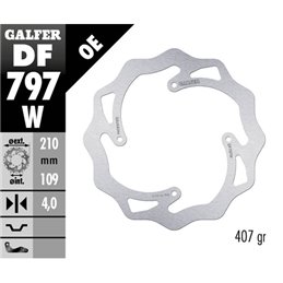 Disco freno Galfer Wave KTM 85 SX 11-19 posteriore-DF797W-GALFER