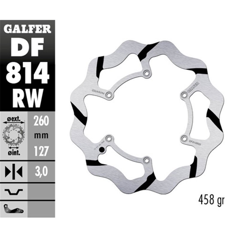 disque de frein Galfer Race Beta RR 300 13-19