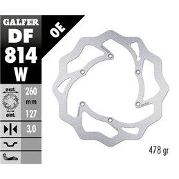 Disco freno Galfer Wave Beta RR 300 13-19