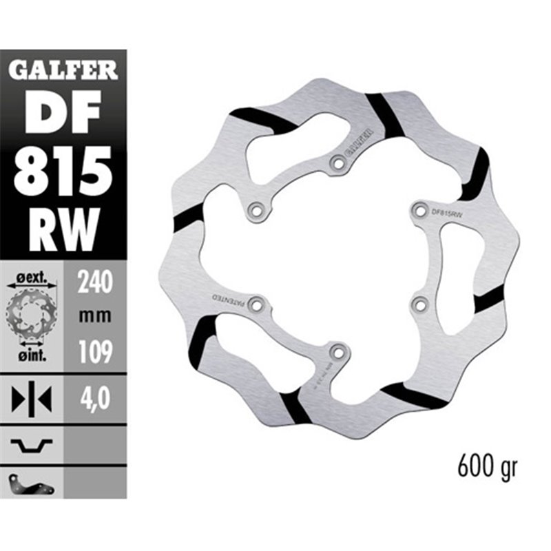 Disco freno Galfer Race Beta RR 250 13-19