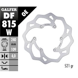 disque de frein Galfer Wave Beta RR 250 13-19