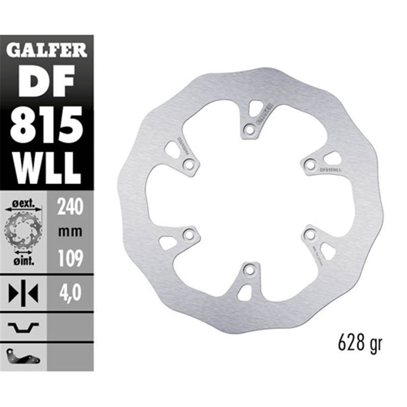 Disco freno Galfer Wave Beta RR 350 13-19 posteriore