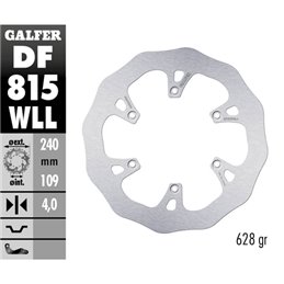 Disco freno Galfer Wave Beta RR 430 15-19 posteriore