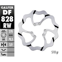disque de frein Galfer Race TM EN/MX 125 04-18