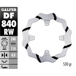 disque de frein Galfer Race TM EN/MX 125 15-18