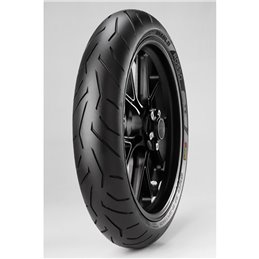 Rubber tire front DIABLO ROSSO II PIRELLI 120/60 ZR 17" (55W) TL