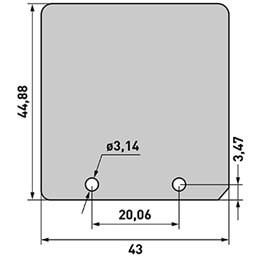 lamelle in carbonio Honda Cr 85 2003-2004