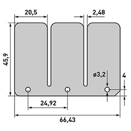 lames de carbone Carbono Yamaha Yz 125 1988-1992