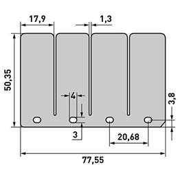 lames de carbone Carbono Husqvarna Wr 250 1989-1996