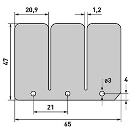 lamelle in carbonio Honda Cr 250 2005-2008