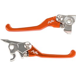 Pair of clutch brake lever KTM EXC/EXCF (all except 125)09-13 unbreakable Kite