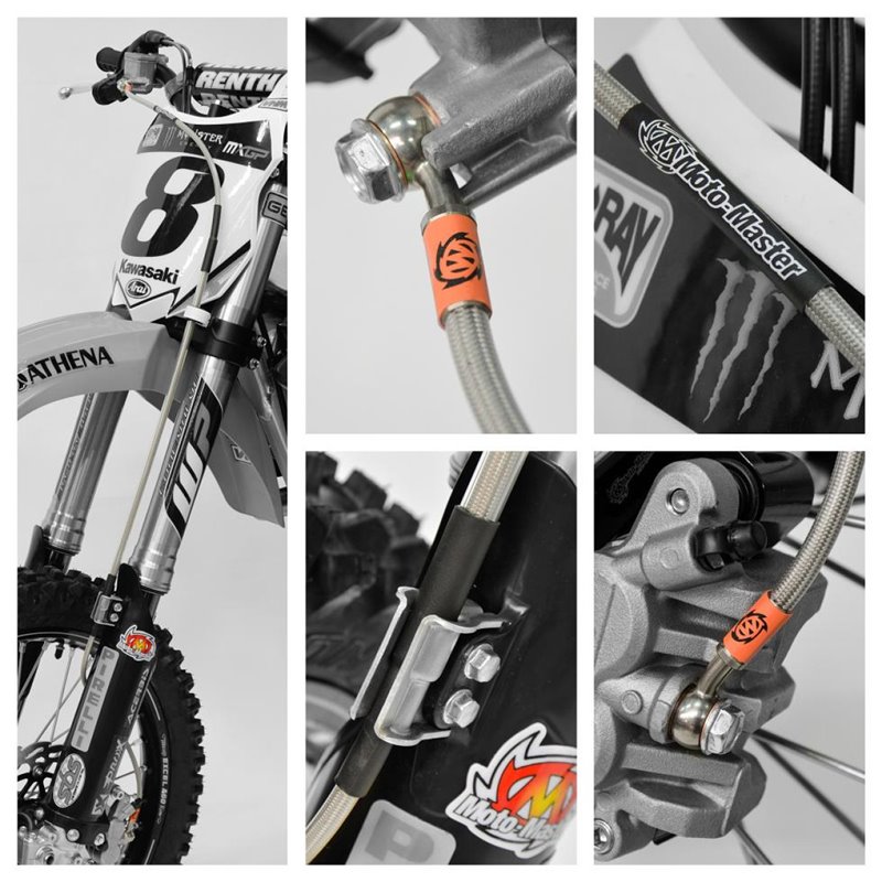 Tubo freno in treccia posteriore oem KTM 85 SX, (17/14) Tubo freno in treccia posteriore oem KTM 85 SX, (17/14)