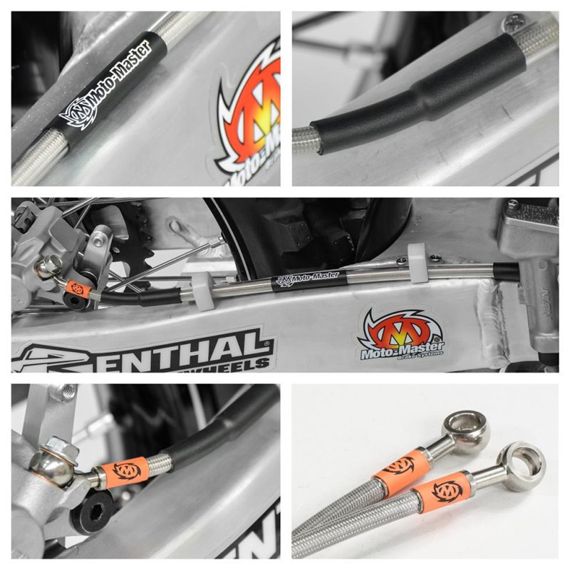 Tubo freno in treccia posteriore oem HUSQVARNA TX 125 (pinza Brembo) Tubo freno in treccia posteriore oem HUSQVARNA TX 125 (pinza Brembo)