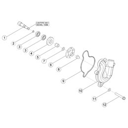 Revision water pump kit Beta RR 520 2010-2011-BT_RM-RiMotoShop