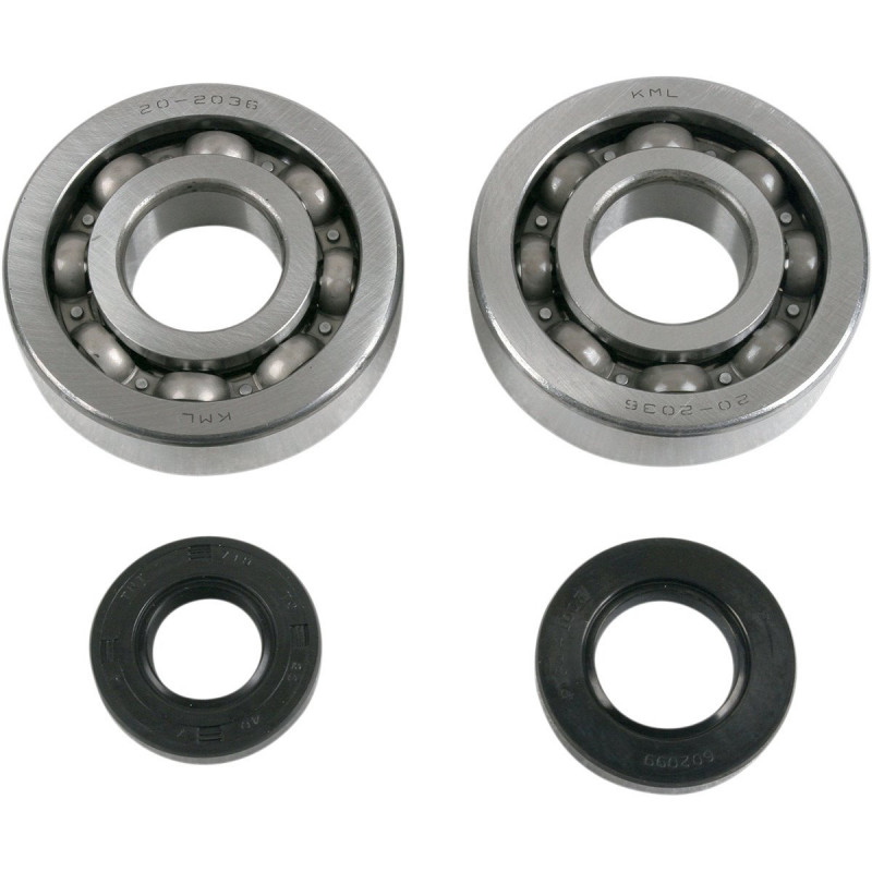 Crankshaft bearings and seals KAWASAKI KX250 02-07 Moose racing