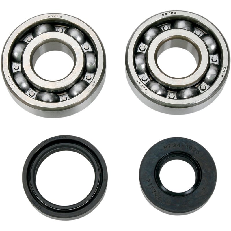 Crankshaft bearings and seals KAWASAKI KX125 88-05 Moose racing