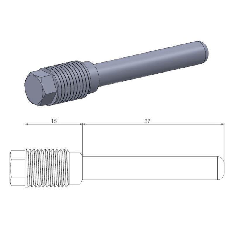 Perno ferma pastiglie anteriore HONDA CR 125/250 (RH – R7)