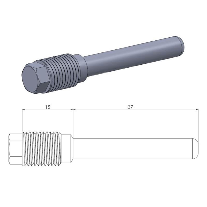 Perno ferma pastiglie anteriore HONDA XR 600, R (J – X) Perno ferma pastiglie anteriore HONDA XR 600, R (J – X)