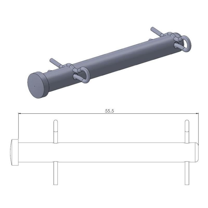 Perno ferma pastiglie anteriore HUSABERG FE/FX650