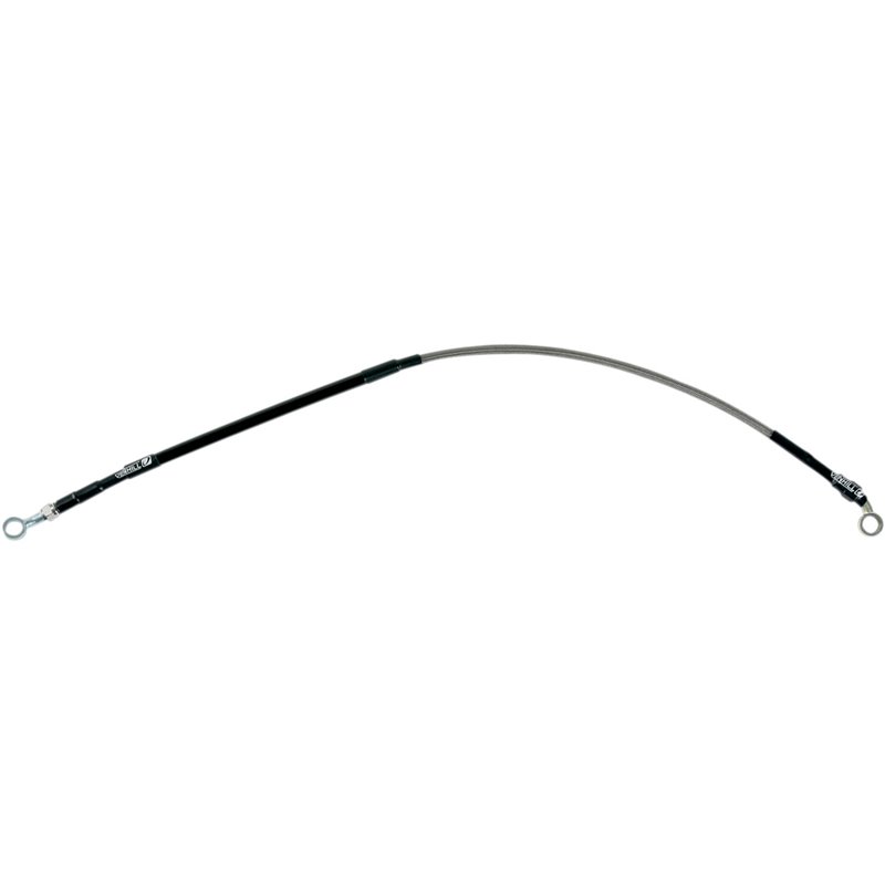 RiMoToShop|Brake hose rear steel HONDA CRF450X 05-16-Moose racing