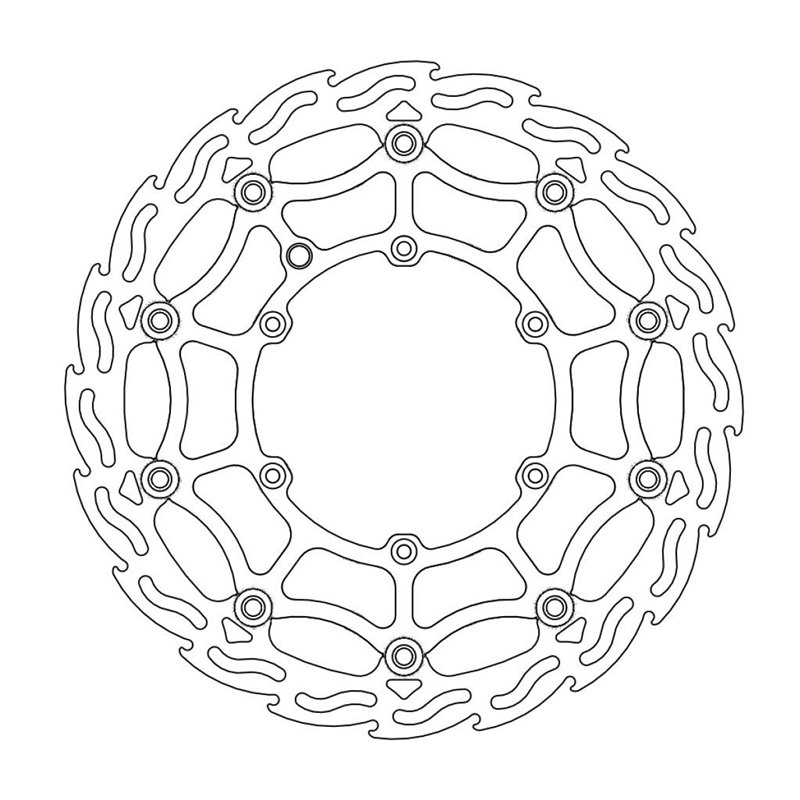 RiMoToShop|Front brake disc street KTM 450 XC-F/XCF-W 10-18 320 mm Motard-Moto Master