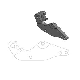 ADATTATORE SUPERMOTARD STREET HUSQVARNA 250 TC/TE (pinza Brembo) 08-13