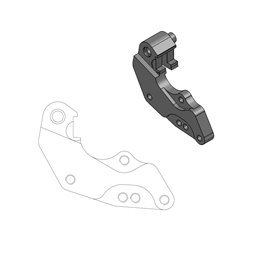 Distanziale pinza freno 298 mm HUSQVARNA 250 FX (pinza Brembo) 17